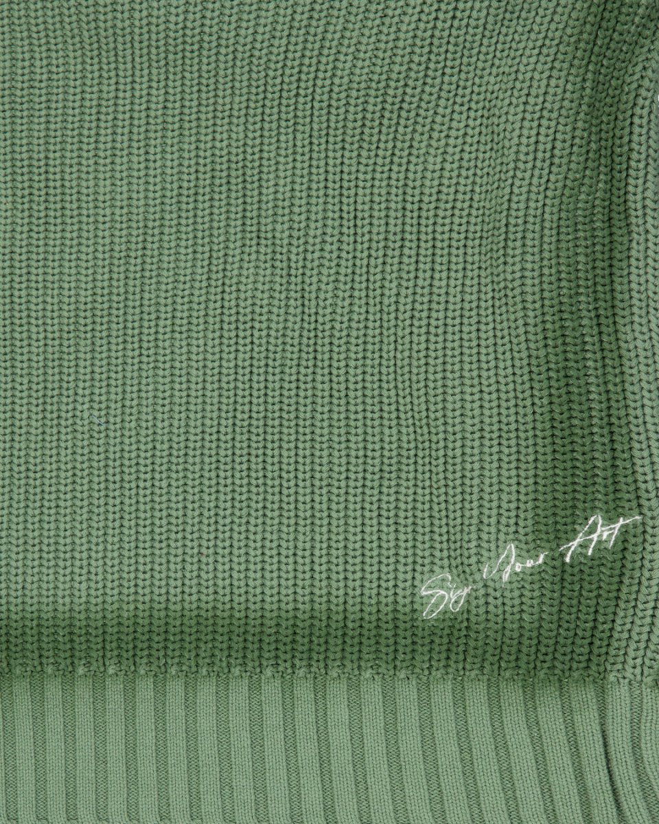 Green Knit Sweater
