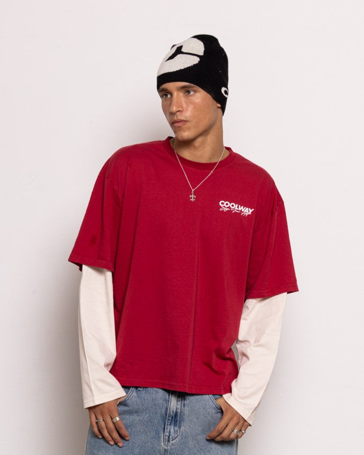 Red Double Sleeve