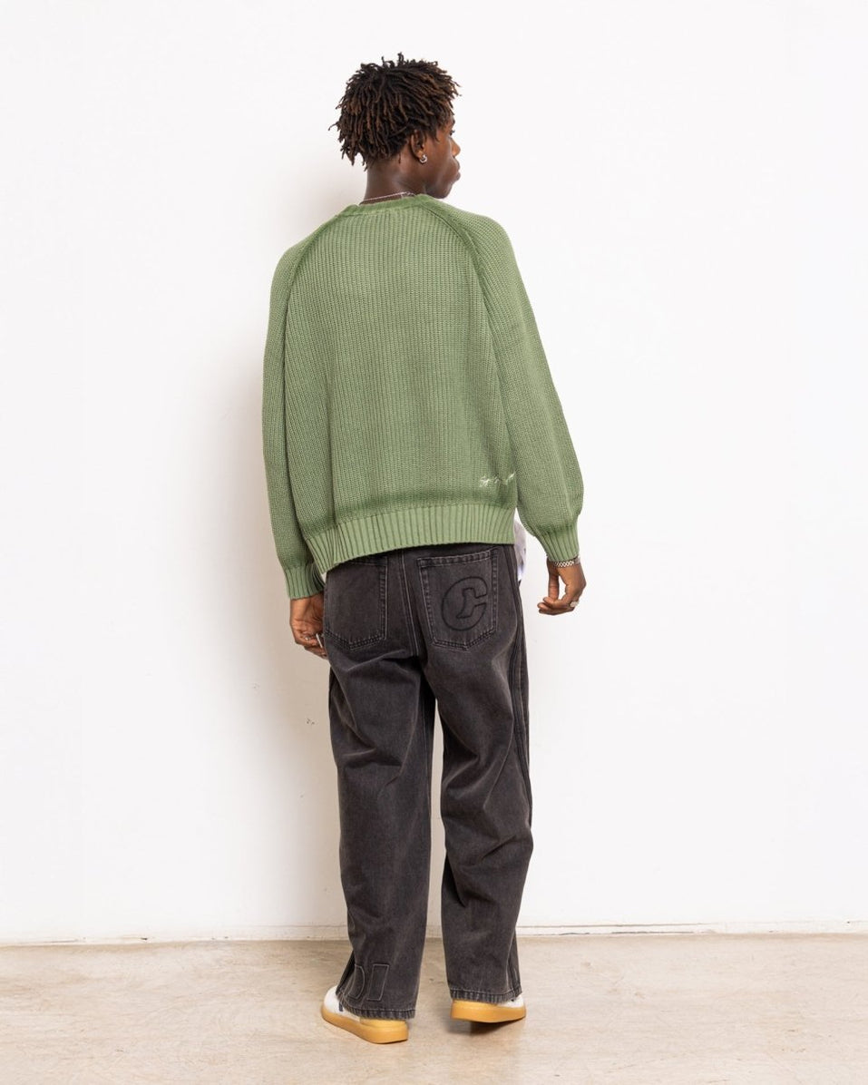 Green Knit Sweater